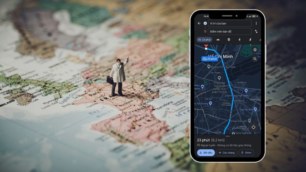 Ứng dụng bản đồ offline tiện lợi khi du lịch