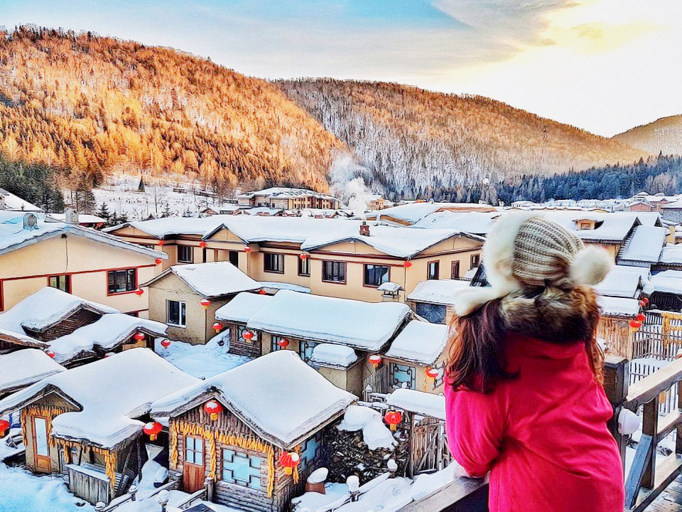 Cáp Nhĩ Tân vào mùa đông không khí lạnh giá