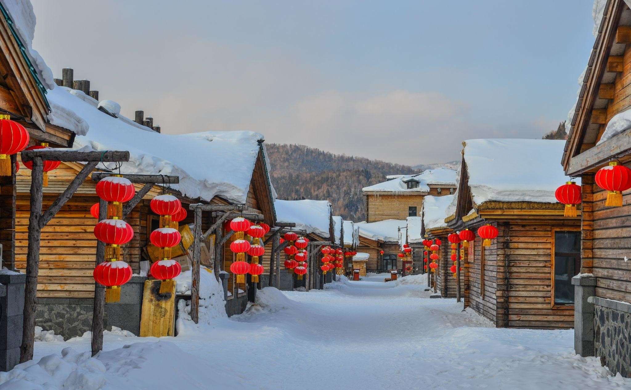 Lịch trình ngày đầu khám phá Thị trấn Tuyết Trung Quốc